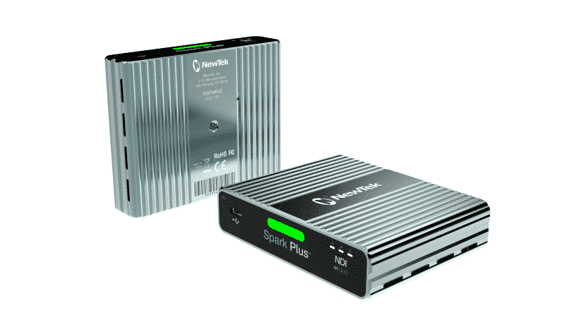 NDI® Spark Plus IO Converters – Versatile, portable solution to bring 4K and SDI to an IP network.