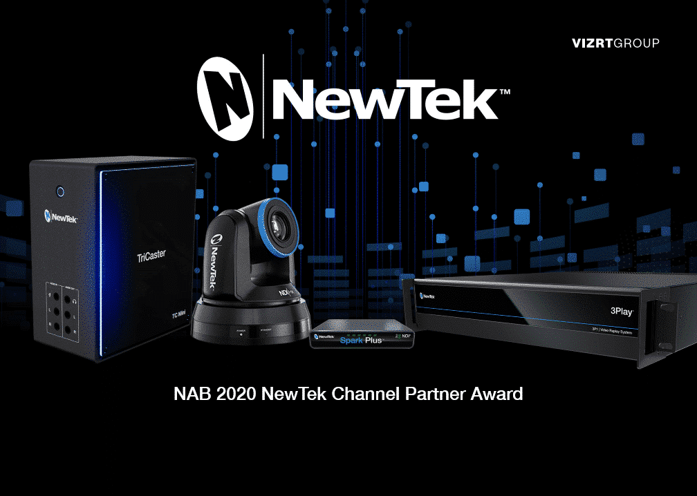NAB 2020 NewTek Channel Partner Award