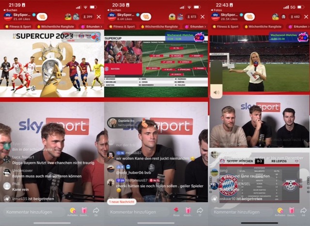 Vizrt teams up with Sky Sports Germany to deliver its first multi-screened vertical football match streamed on Tik Tok