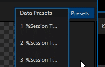 Data Presets