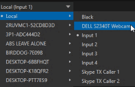 External Input Configuration