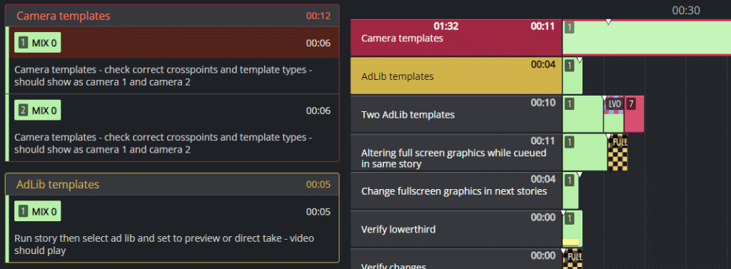 Viz Mosart 5.4 - New Timeline and Story script windows (PREVIEW)