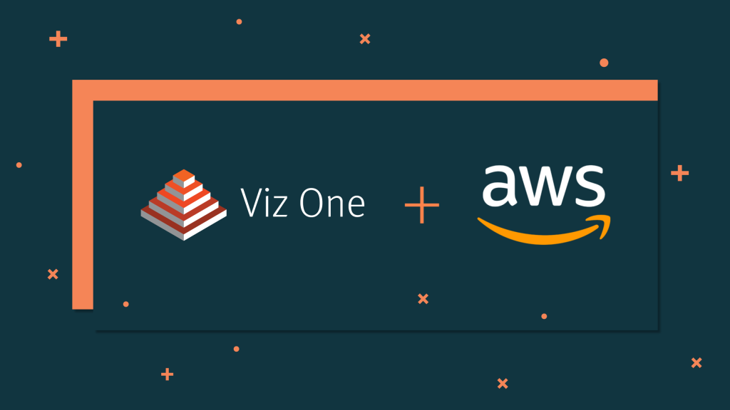 A banner image showing the Viz One logo alongside the AWS logo