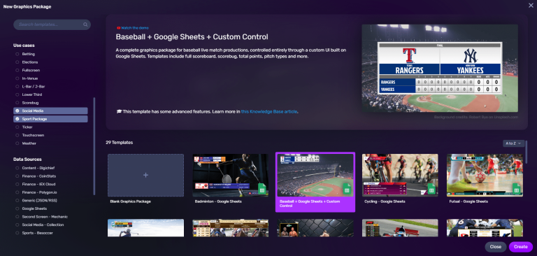 Vizrt reveals free library of HTML5 graphics templates for Viz Flowics users