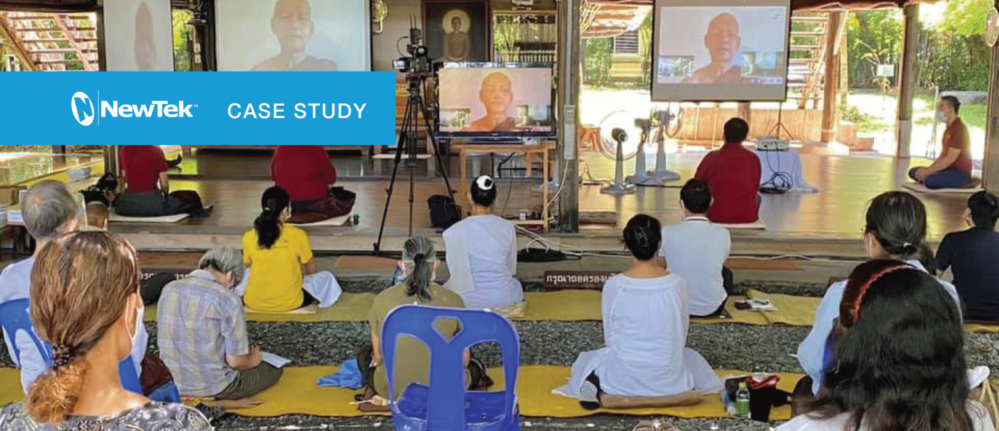 Thai Monastery Wat Na Pa Pong Broadcasts Timeless Buddhist Teaching withTriCaster® and NDI®