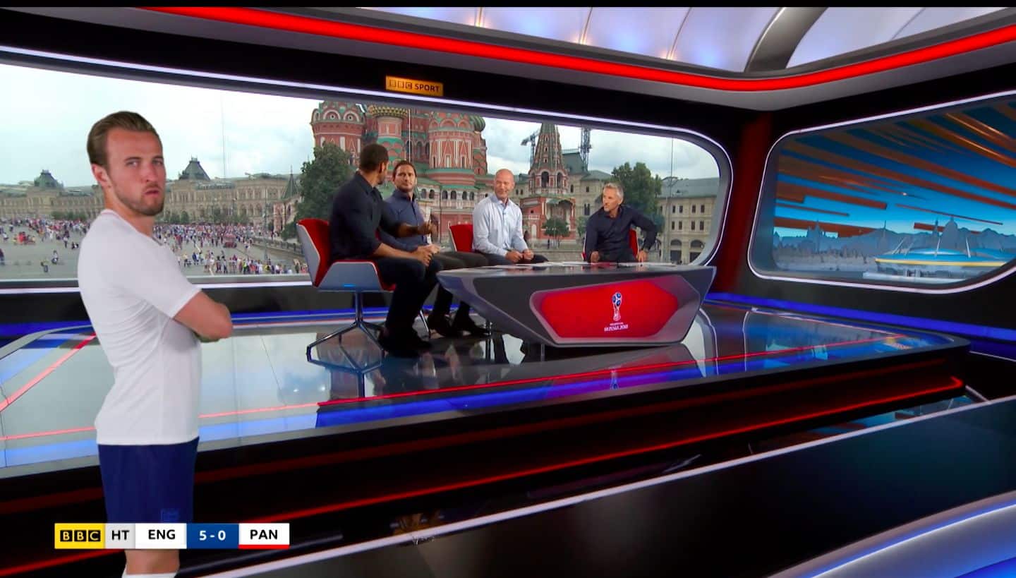 BBC Match of the Day World Cup coverage goes live with Vizrts Augmented Reality graphics