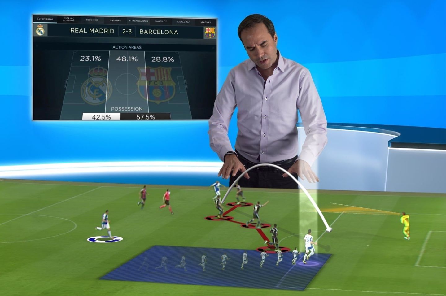 Vizrt brings immersive football analysis to the studio with the new Viz Libero AR