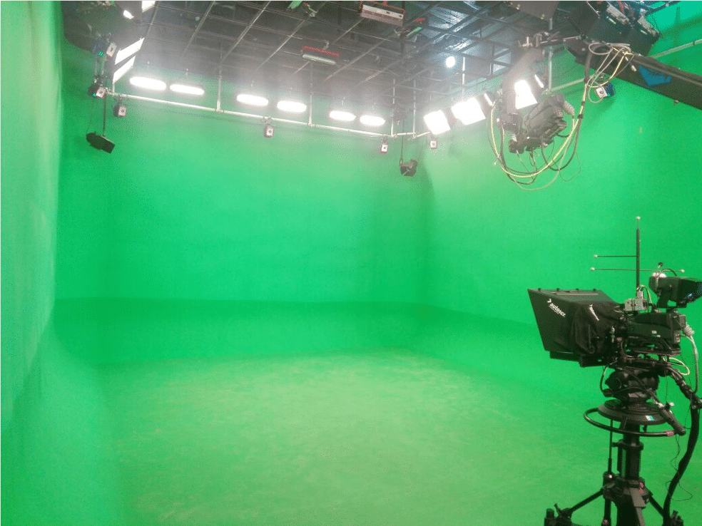 SAMAA TV green screen virtual set