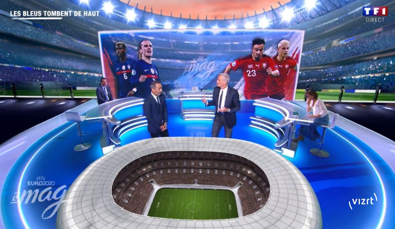 Vizrt and TF1 UEFA 2020
